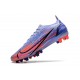 Nike Mercurial Vapor XIV Elite AG Mbappe Fioletowy Srebrny metalik