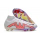 Nike Zoom Mercurial Superfly IX Elite FG Biały Czarny Czerwony 