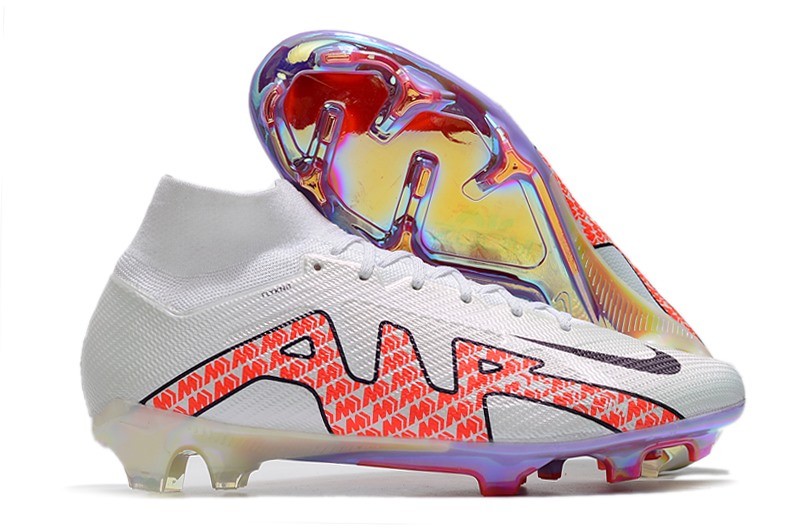 Nike Zoom Mercurial Superfly IX Elite FG Biały Czarny Czerwony