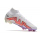 Nike Zoom Mercurial Superfly IX Elite FG Biały Czarny Czerwony 