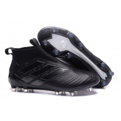 Buty piłkarskie Sklep Adidas ACE 17+ PureControl FG Wszystko Czarne
