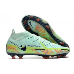 Korki Nike Phantom GT2 Elite DF FG Zielony Niebieski Pomarańczowy