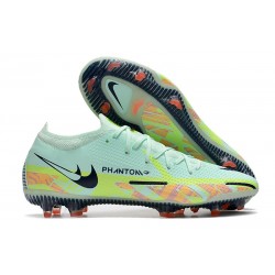 Nike Phantom GT 2 Elite FG Zielony Niebieski Pomarańczowy