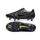 Buty Nike Tiempo Legend 9 Elite SG Czarno Ciemny Smoke Grey Biały