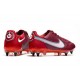 Buty Nike Tiempo Legend 9 Elite SG Czerwony Biały Niebieski