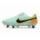 Buty Nike Tiempo Legend 9 Elite SG Zielony Czarny Pomarańczowy