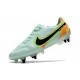 Buty Nike Tiempo Legend 9 Elite SG Zielony Czarny Pomarańczowy