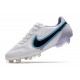 Buty Pilkarskie Nike Tiempo Legend IX Elite FG Biały Czarny