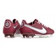 Buty Pilkarskie Nike Tiempo Legend IX Elite FG Czerwony Biały