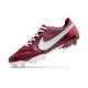 Buty Pilkarskie Nike Tiempo Legend IX Elite FG Czerwony Biały