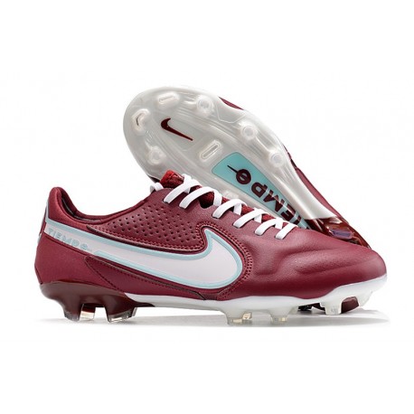 Buty Pilkarskie Nike Tiempo Legend IX Elite FG Czerwony Biały