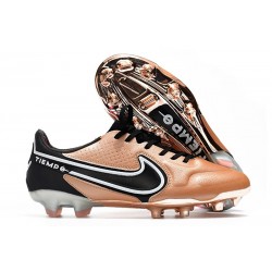 Buty Pilkarskie Nike Tiempo Legend IX Elite FG Miedź Czarny