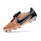 Buty Pilkarskie Nike Tiempo Legend IX Elite FG Miedź Czarny 