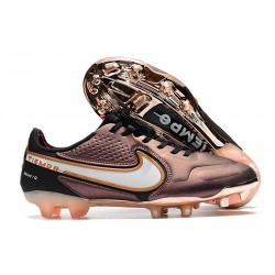 Buty Pilkarskie Nike Tiempo Legend IX Elite FG Fioletowy Biały Czarny