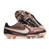 Buty Pilkarskie Nike Tiempo Legend IX Elite FG Fioletowy Biały Czarny