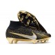 Nike Zoom Mercurial Superfly IX Elite FG Czarny Srebro Złoto
