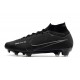 Nike Air Zoom Mercurial Superfly 9 Elite FG Czarny 