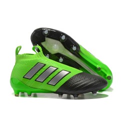 Buty piłkarskie - Tanie Adidas ACE 17+ PureControl FG Zielony Czarny Srebrny