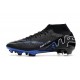 Korki Nike Zoom Mercurial Superfly IX Elite FG Czarny Niebieski 
