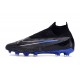 NIke Gripknit Phantom GX Elite DF FG Czarny Niebieski 