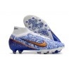 Nike Zoom Mercurial Superfly 9 Elite AG Biały Niebieski Miedź