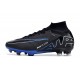 Nike Zoom Mercurial Superfly 9 Elite AG Czarny Niebieski 