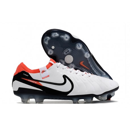 Koirki Nike Tiempo Legend X Elite FG Biały Czerwony Czarny