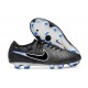 Koirki Nike Tiempo Legend X Elite FG Czarny Niebieski 