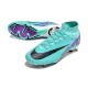 Korki Nike Zoom Mercurial Superfly IX Elite FG Cyjan Fioletowy