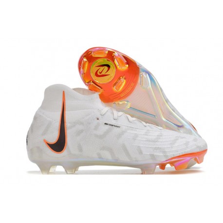 Buty Nike Phantom Luna Elite Nu FG Biały Pomarańczowy Czarny 