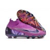 NIke Gripknit Phantom GX Elite DF FG Fioletowy Czarny