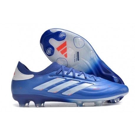 Buty adidas Copa Pure 2+ Elite FG Niebieski Biały Czerwony