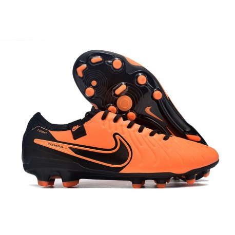 Koirki Nike Tiempo Legend X Elite FG Pomarańczowy Czarny