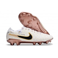 Koirki Nike Tiempo Legend X Elite FG Biały Złoto Czarny