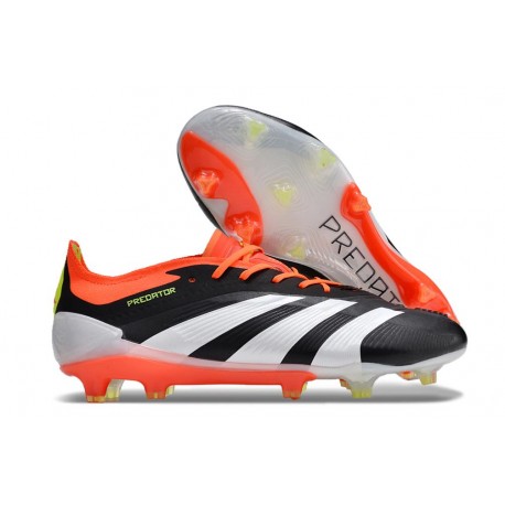 adidas Predator 24 Elite FG Czarny Biały Czerwony