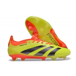 adidas Predator 24 Elite FG Zawistny Czarny Czerwony