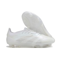 adidas Predator 24 Elite FG Biały Srebro