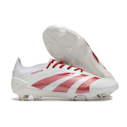 adidas Predator 24 Elite FG Biały Czerwony