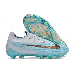 NIke Phantom GX Gripknit Elite FG Niebieski Czarny
