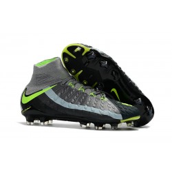 Nowe Buty piłkarskie Nike Hypervenom Phantom 3 DF FG Air Max Szary Czarny Zielony