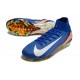 Buty piłkarskie Nike Mercurial Superfly X Elite FG Niebieski Biały Pomarańczowy