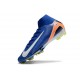 Buty piłkarskie Nike Mercurial Superfly X Elite FG Niebieski Biały Pomarańczowy