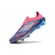 Korki Piłkarskie adidas F50+ LL FG Niebieski Biały Różowy