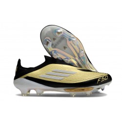 Korki Piłkarskie adidas F50+ LL FG Miedź Czarny Biały