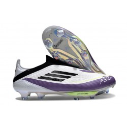 Korki Piłkarskie adidas F50+ LL FG X Messi Biały Czarny Fioletowy
