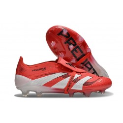 Adidas Predator Foldover Tongue Elite FG Czerwony Biały Czarny