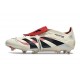 Adidas Predator Foldover Tongue Elite FG Beżowy Czarny Czerwony