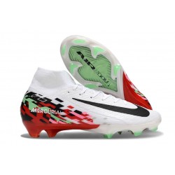 Buty piłkarskie Nike Mercurial Superfly X Elite FG Biały Czerwony Czarny