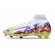Buty piłkarskie Nike Mercurial Superfly X Elite FG Biały Zawistny Fioletowy