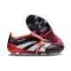 Adidas Predator Foldover Tongue Elite FG Czarny Biały Czerwony